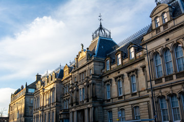 Historic buildings in Edinburgh - Scotland, United Kingdom