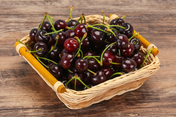 Ripe sweet tasty cherry  berry