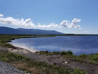 Fjord, Western Brook Pond, Gros Morne National Park, Newfoundland, Canada