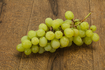 Sweet ripe Green grape branch