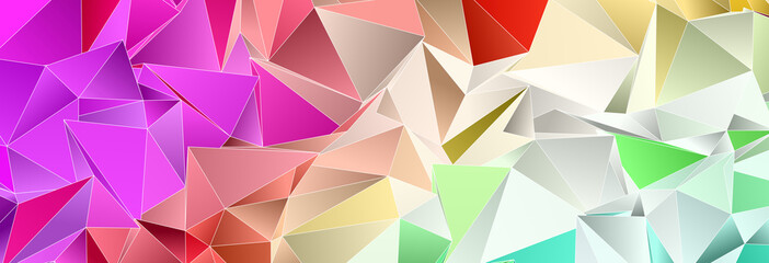 Obraz premium Abstract Low-Poly background. triangulated texture. Design 3d. Polygonal geometrical pattern. Triangular modern style