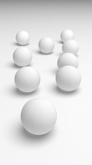 White abstract background. Lowpoly backdrop. Crumpled paper. 3D illustration