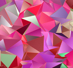 Obraz premium Abstract Low-Poly background. triangulated texture. Design 3d. Polygonal geometrical pattern. Triangular modern style