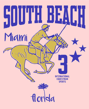 College polo sports print and embroidery graphic design vector art