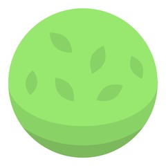 Sferic bush icon. Isometric of sferic bush vector icon for web design isolated on white background