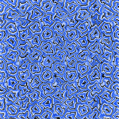 Geometric continuous pattern with rhombuses and zigzag lines, blue endless background. Decorative splicing motif texture. Blue continuous ornate backdrop.