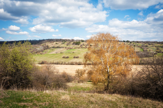 Landscape near village Rohrbach in Burgenland