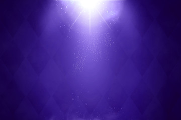 abstract purple diamond background. Scene illumination