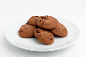 Chocolate Chip Cookies with Background