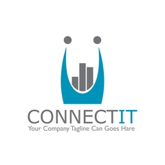 IT Company Logo Design Vector Template