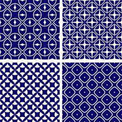 seamless pattern with geometric elements
