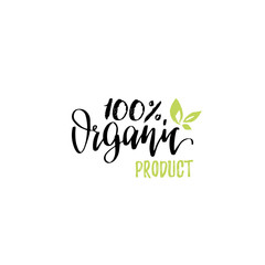Eco, organic food logo. Healthy farm sign vector illustration. Tag for products packaging of market, restaurants etc.