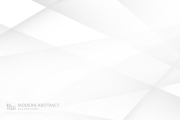 Fototapeta premium Abstract gradient white and gray technology template design artwork background. illustration vector eps10