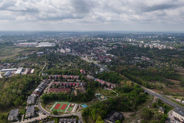 Fototapeta na wymiar Chorzów - Panorama miasta