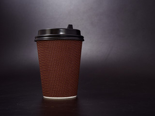 eco-friendly packaging for fast food on a dark background