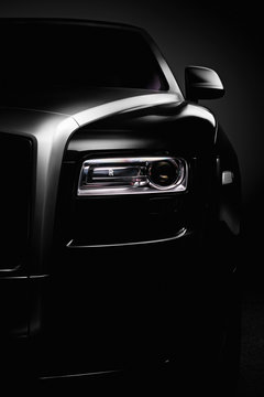 Ukraine, Kyiv - May 5, 2020 : Rolls-Royce phantom details