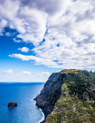 White clouds over Madeira