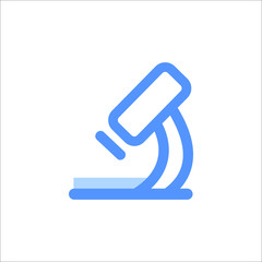 microscope icon on white background