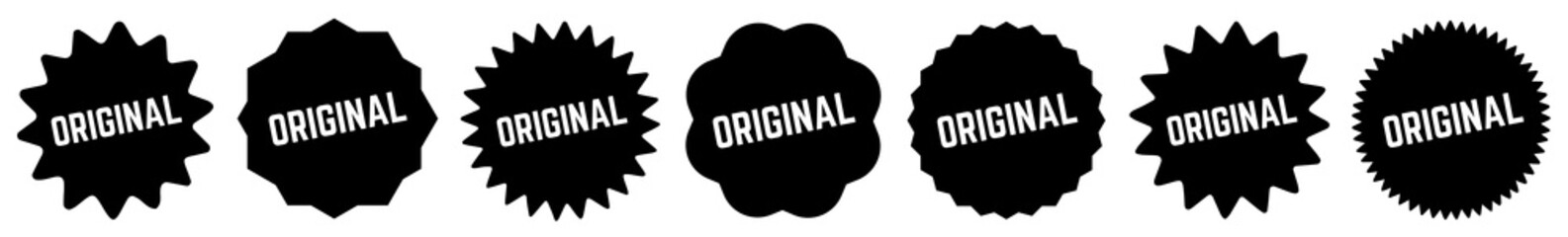 Original Tag Black | Icon | Sticker | Label | Variations