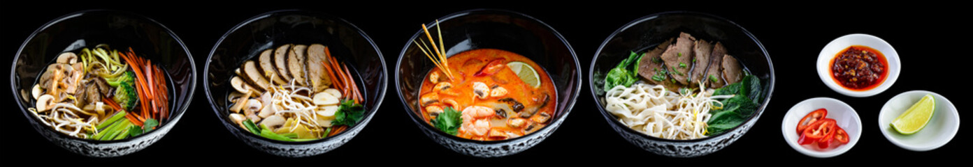 Big set of chinese soup