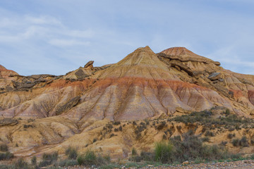 bardenas reales natural park in navarra, spain