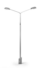 Street Lamppost Isolated on White Background 3d render