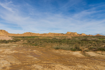 bardenas reales natural park in navarra, spain