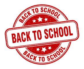 back to school stamp. back to school round grunge sign. label
