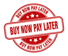 buy now pay later stamp. buy now pay later round grunge sign. label
