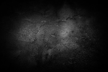 Abstract dark grunge texture of old concrete wall,Black vintage concrete backgrounds, Scratch old wall with dirty and rough texture on cement