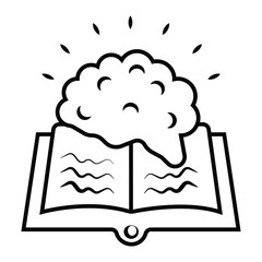 knowledge icon vector illustration photo