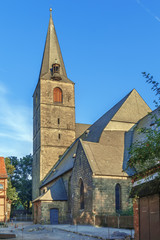Fototapeta na wymiar Church of St. Aegidii, Quedlinburg, Germany