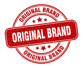 original brand stamp. original brand label. round grunge sign