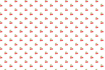 Patrón de cerezas para fondo