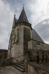 Fototapeta na wymiar Castle of Nantes in Loire valley (France)