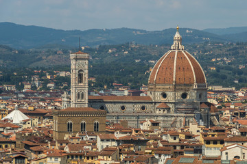 Fototapeta na wymiar an amazing view of Firenze, Italy.