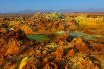 Dallol landscape, Danakil desert, Ethiopia