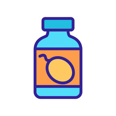 marmalade melons icon vector. marmalade melons sign. color symbol illustration