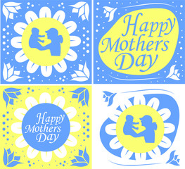 Happy mother's day vector illustration