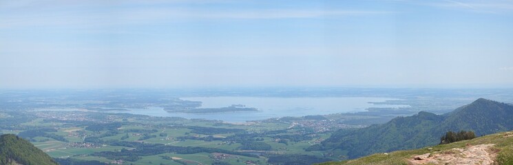 Fototapeta premium Chiemsee-Panorama