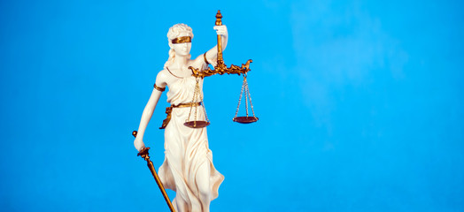 Fototapeta na wymiar Statue of justice. Law concept. Legal law, advice and justice