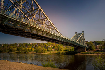 Brücke Blauen wunder in Dresden.