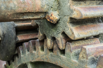 rusty gear wheels