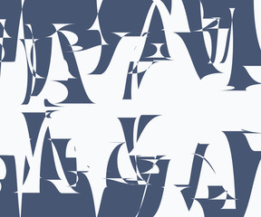 Geometric Abstract Background with Letters Pattern Urban Graffiti Pattern