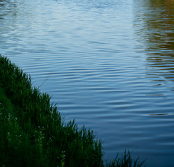 reflection in river water texture