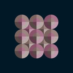 Colour Dots Universe Logo art design illustration