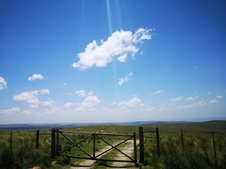 wind turbine in the sky