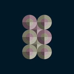 Colour Dots Universe Logo art design illustration