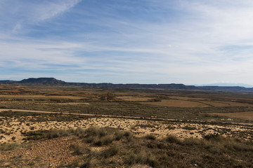 bardenas reales natural park in navarra, spain