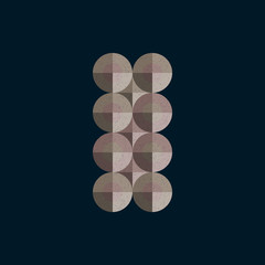 Colour Dots Universe Logo art design illustration